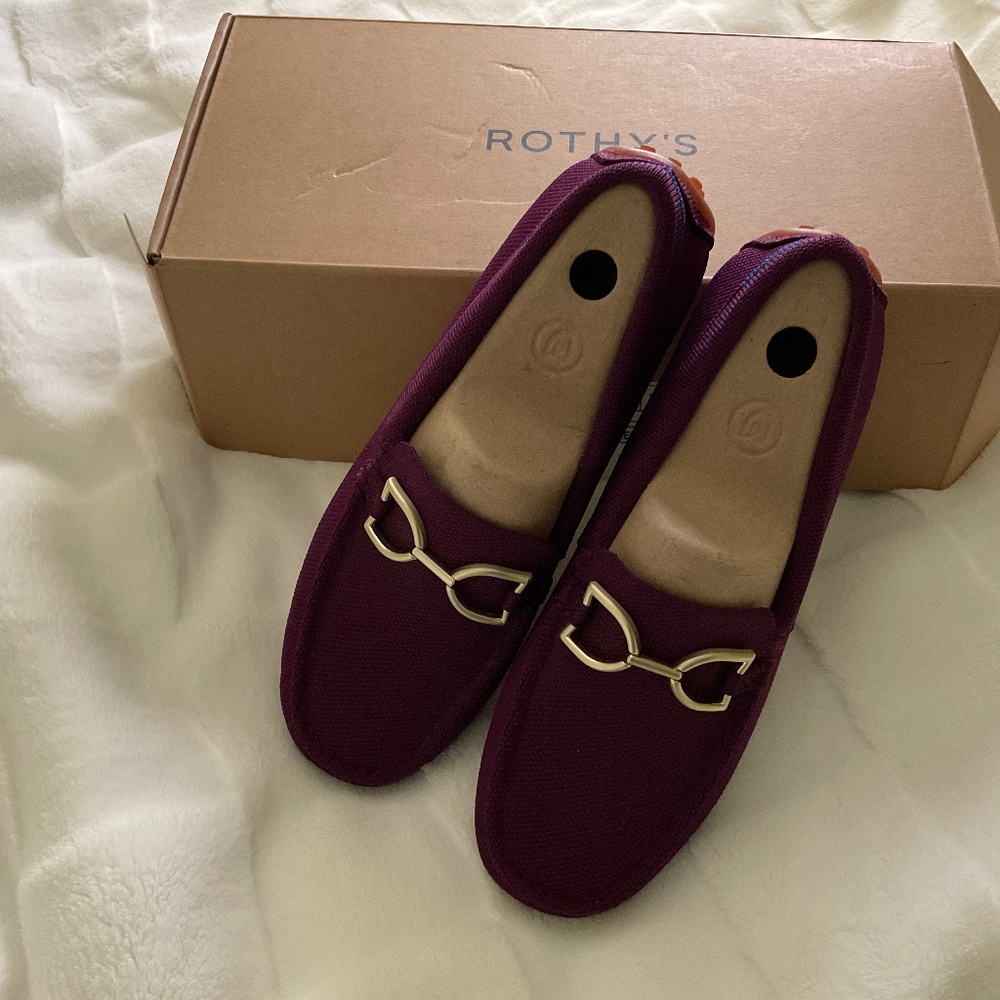 Rothy's The Double Bit Driver - Purple Sapphire Size 7.5